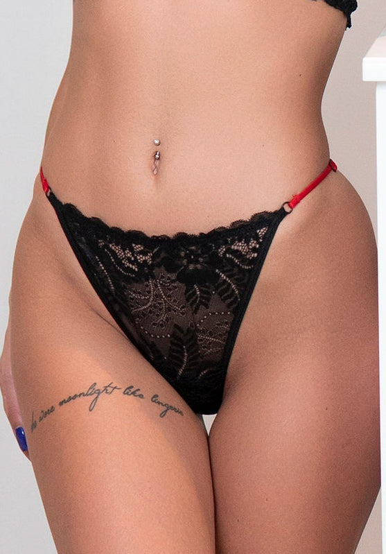 "Provoke Me" - Tanga de dantelă