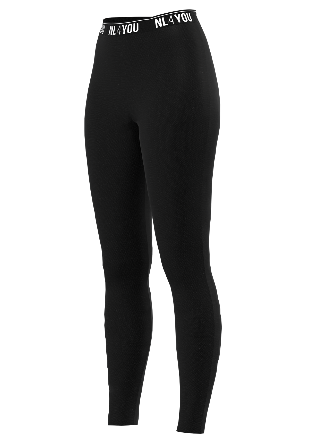 Seniora Black Wave - Leggings sport lungi