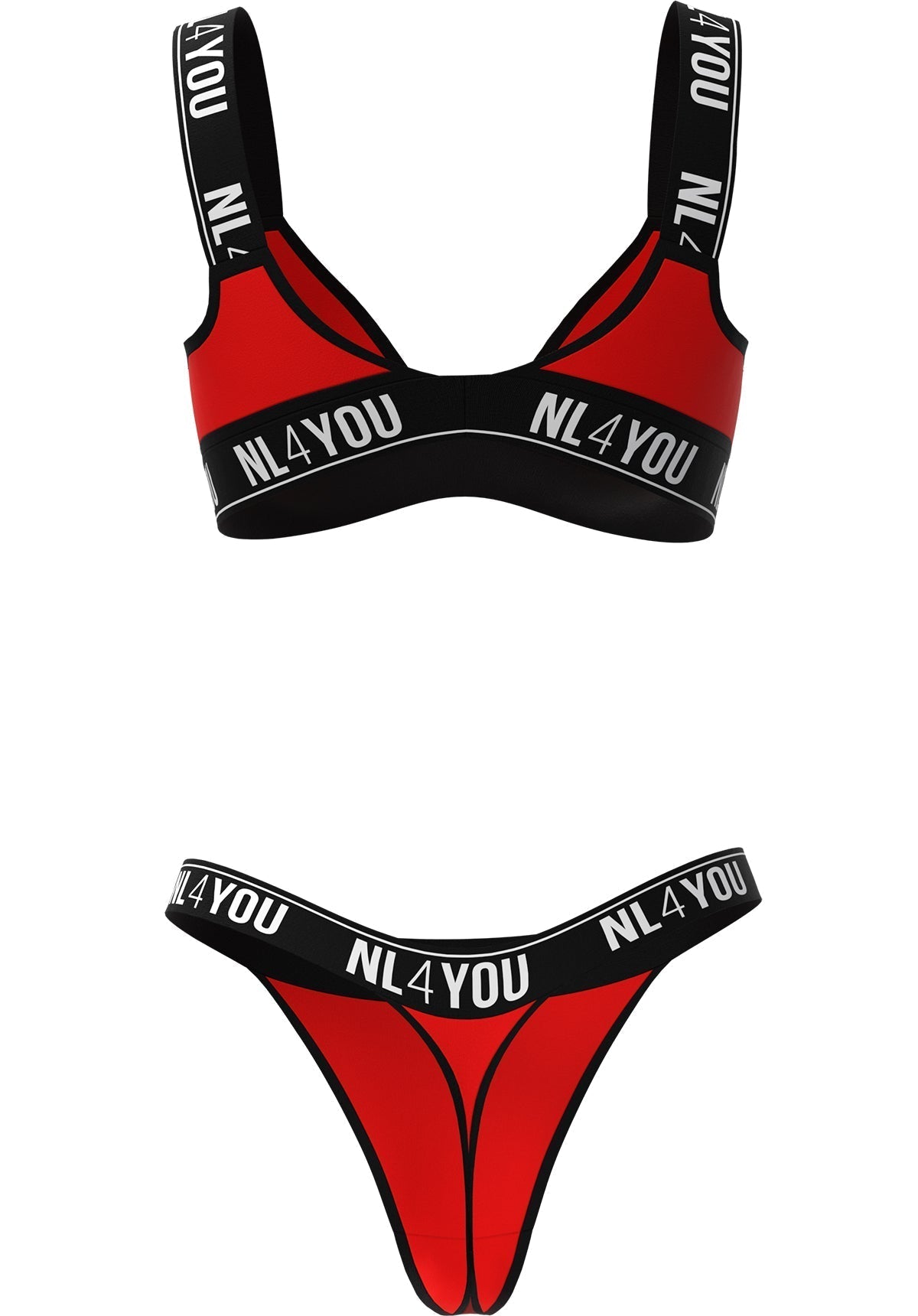 "Matching Couple Set" - Pachet promoțional de lenjerie intimă pentru cupluri: Set pentru femei + 2 boxeri pentru bărbați, culoare la alegere